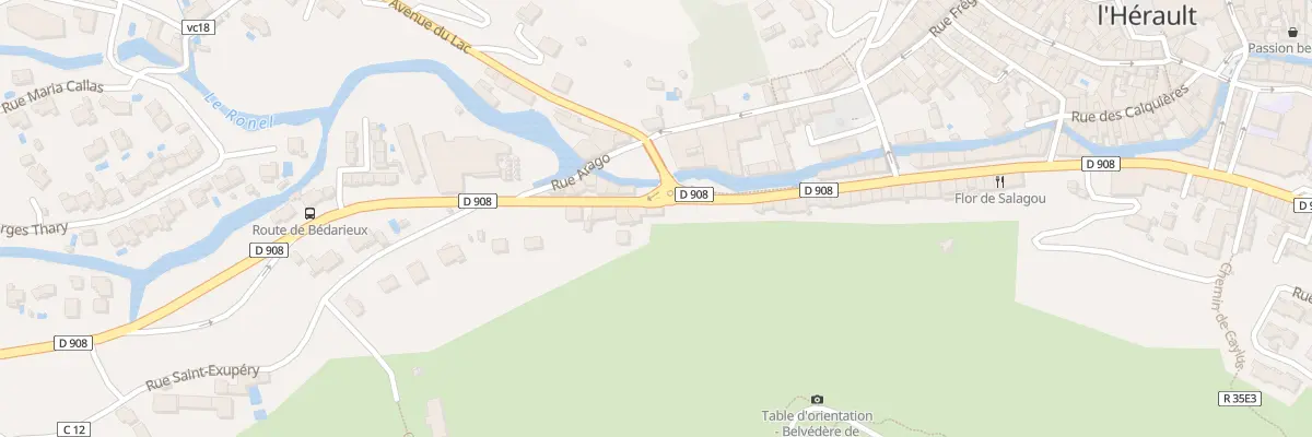 Plan du 3 Av General Malafosse à Clermont-l’Hérault