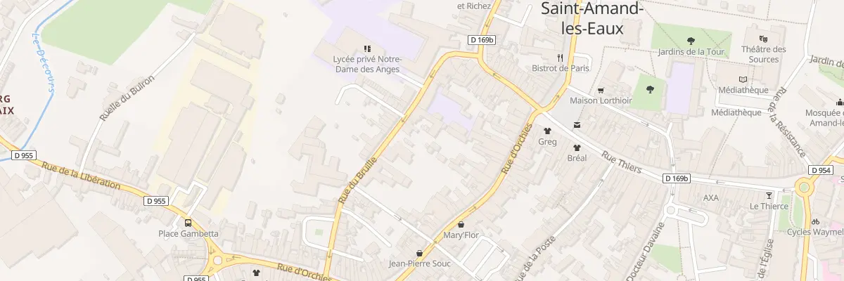 Plan du 17 Rue du Bruille à Saint-Amand-les-Eaux