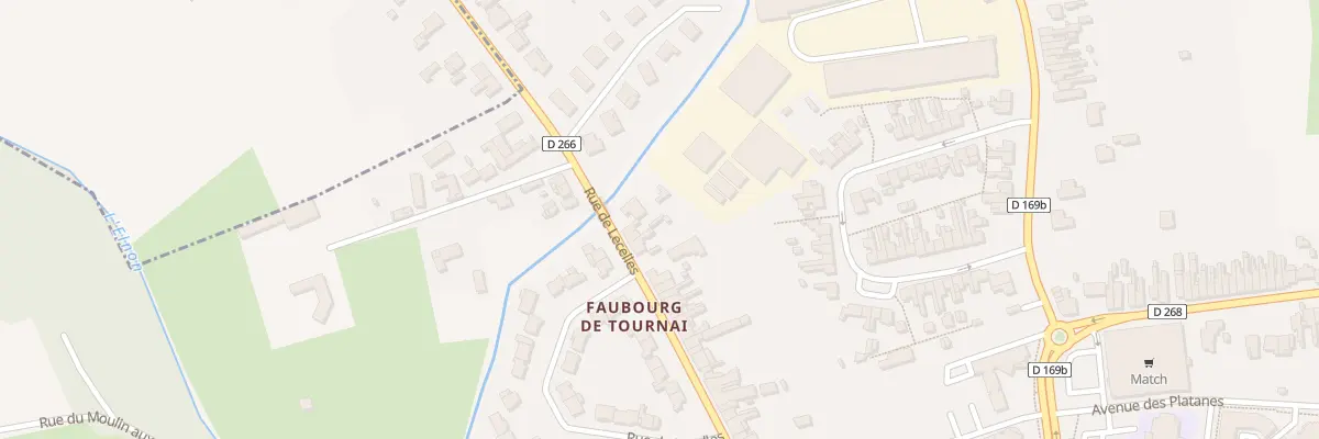 Plan du 196 Rue de Lecelles à Saint-Amand-les-Eaux