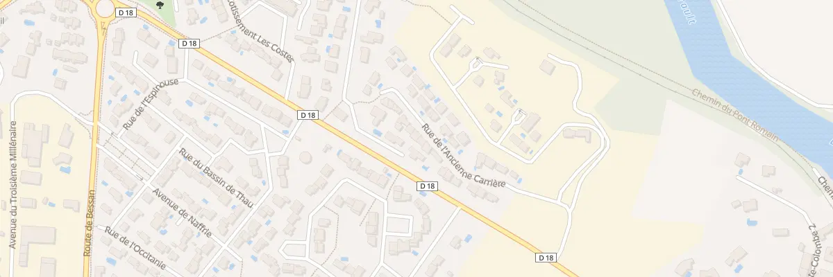 Plan du 21 Rue de l’Ancienne Carrière à Saint-Thibéry