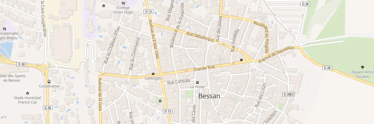 Plan du 5 Rue Fontvieille à Bessan