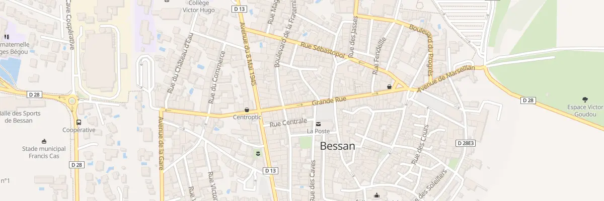 Plan du 34 Grand Rue à Bessan