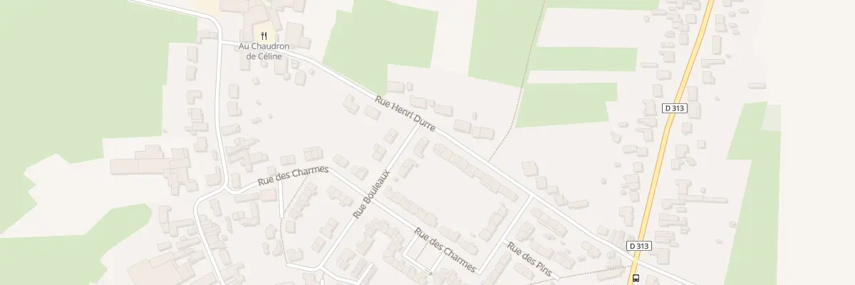 Plan du 1 Rue des Bouleaux à Bellaing