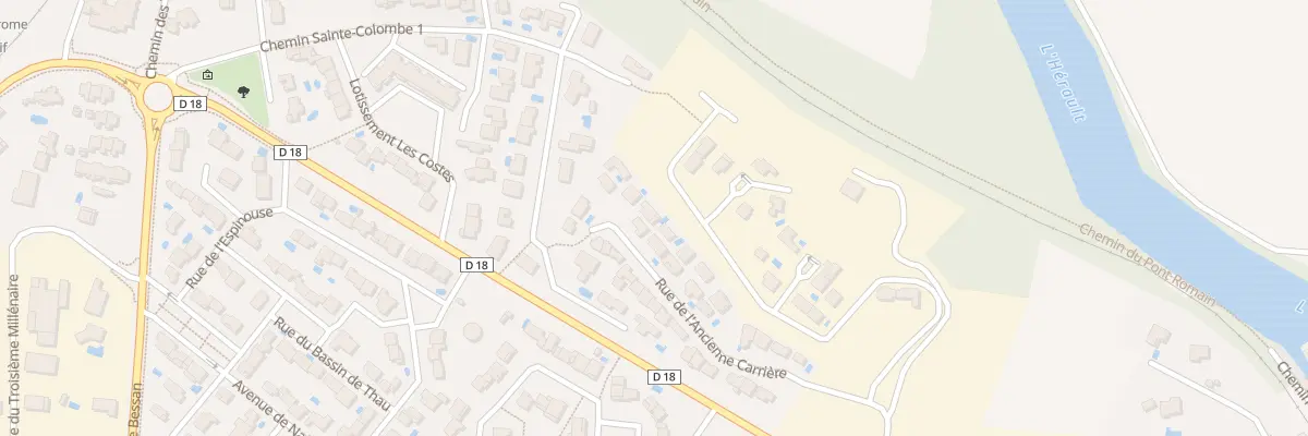 Plan du 26 Rue de l’Ancienne Carrière à Saint-Thibéry