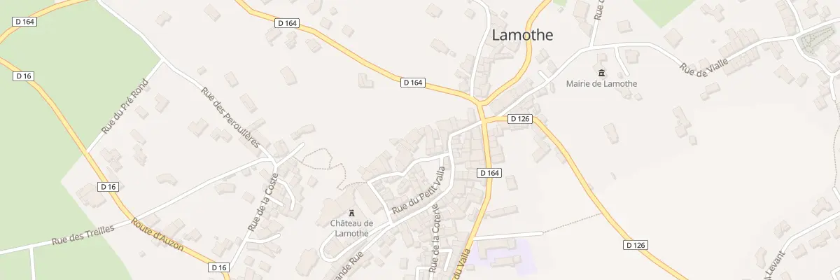 Plan du 2 Rue du Fort à Lamothe