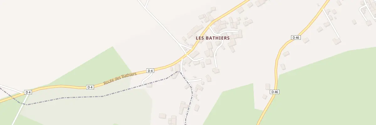 Plan du 5016 Les Bathiers à Charnat