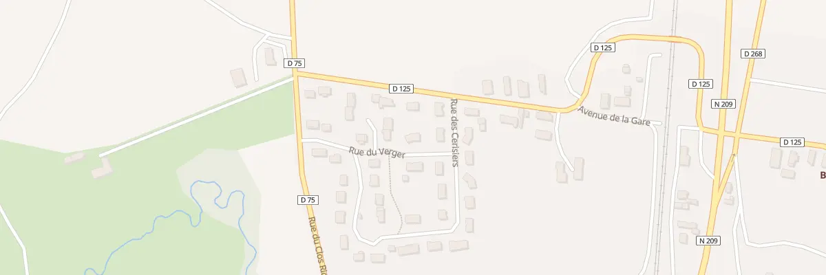 Plan du 11 Rue du Verger à Créchy