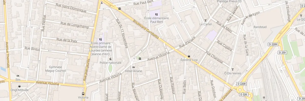 Plan du 49 Av Victoria à Vichy