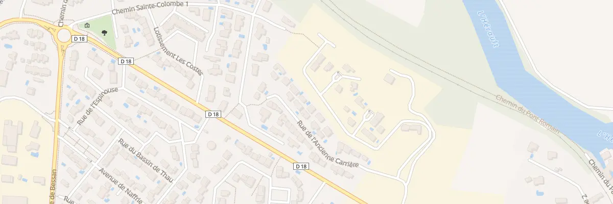 Plan du 24 Rue de l’Ancienne Carrière à Saint-Thibéry