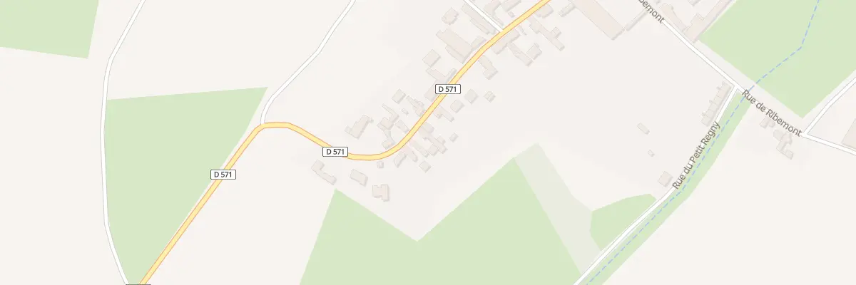 Plan du 23 Rue de l’Arbre Aubin à Regny