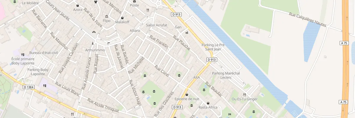 Plan du 23 Rue Capitaine David à Pézenas