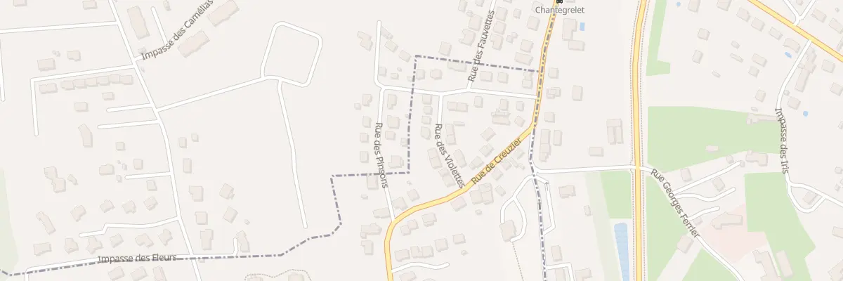 Plan du 9 Rue des Violettes à Vichy