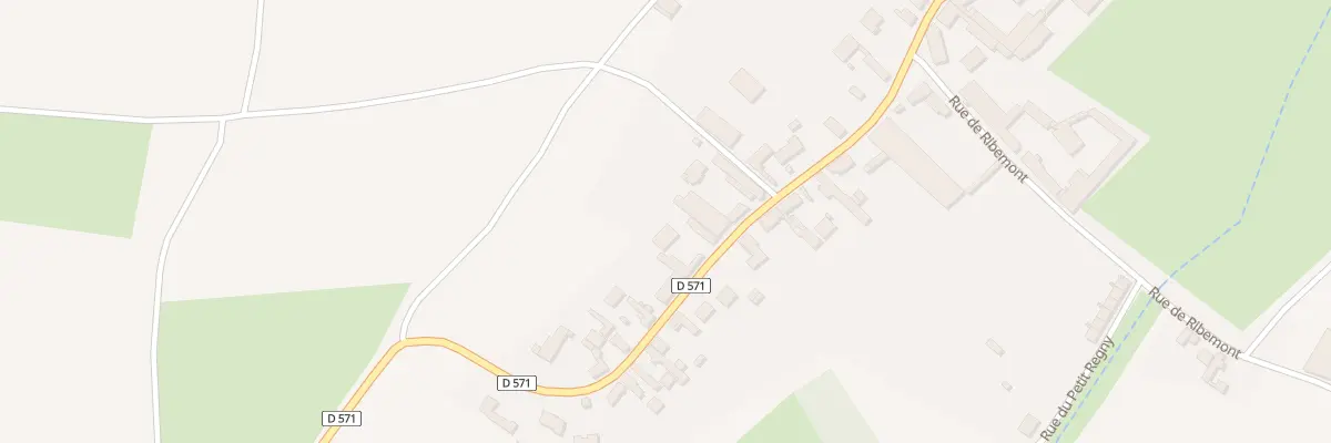 Plan du 12 Rue de l’Arbre Aubin à Regny