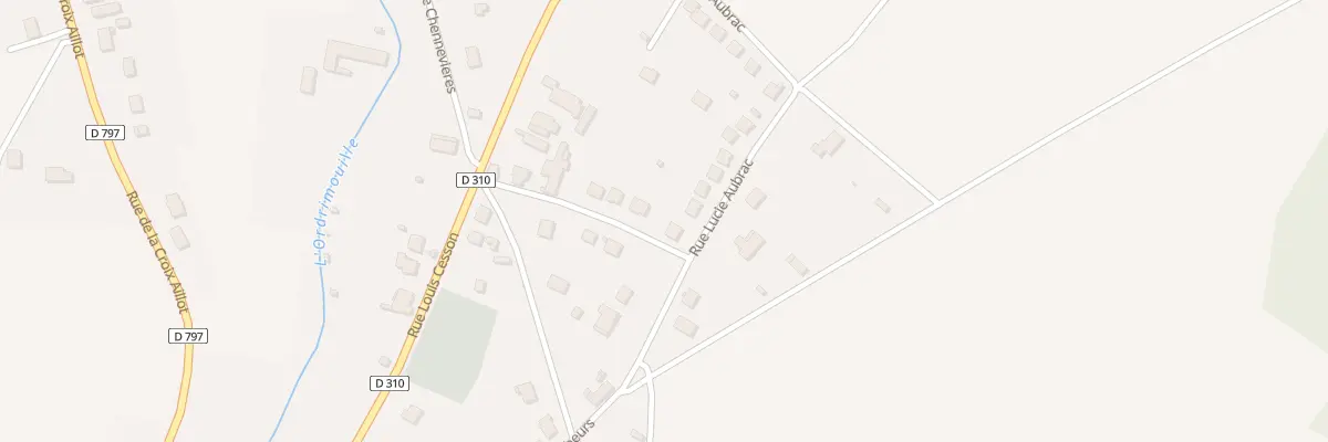 Plan du 8 Rue Lucie Aubrac à Coincy