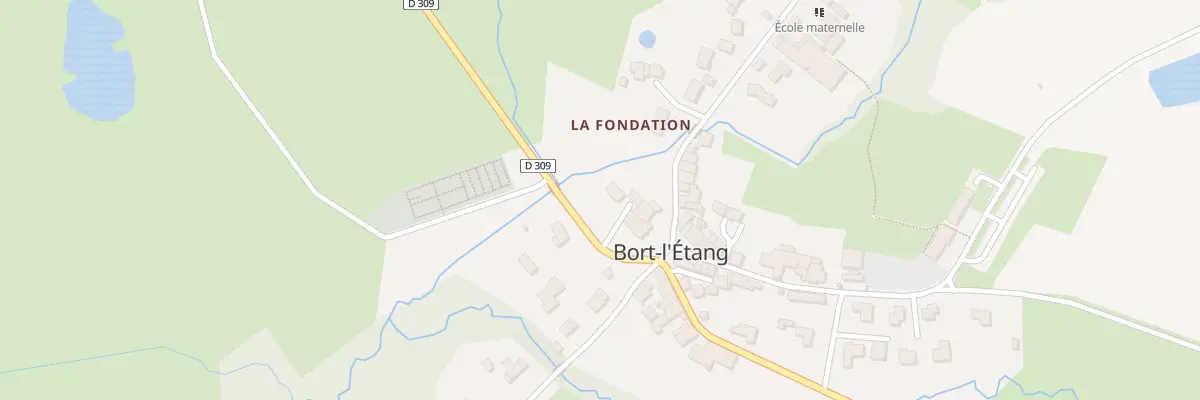 Plan du 16 Pl de la Liberte - Bourg à Bort-l’Étang