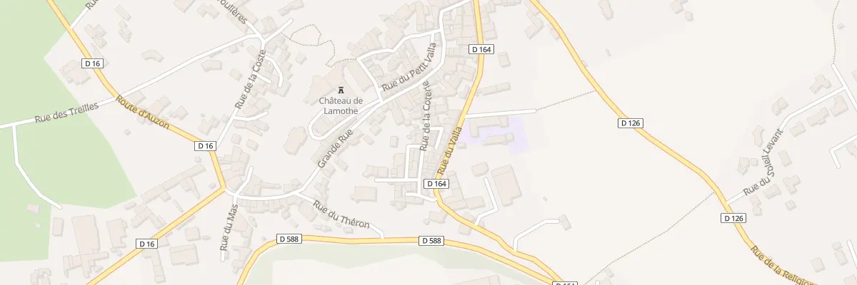 Plan du 9 Rue de la Coterie à Lamothe