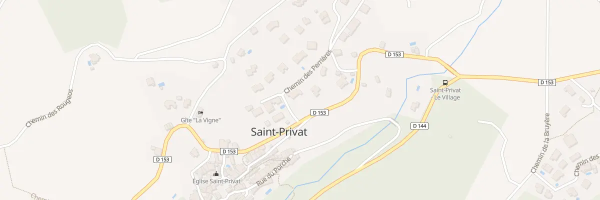 Plan du 2 Che des Perrieres à Saint-Privat
