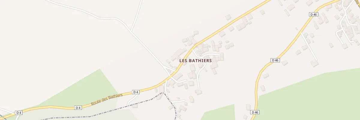 Plan du 5021A Les Bathiers à Charnat