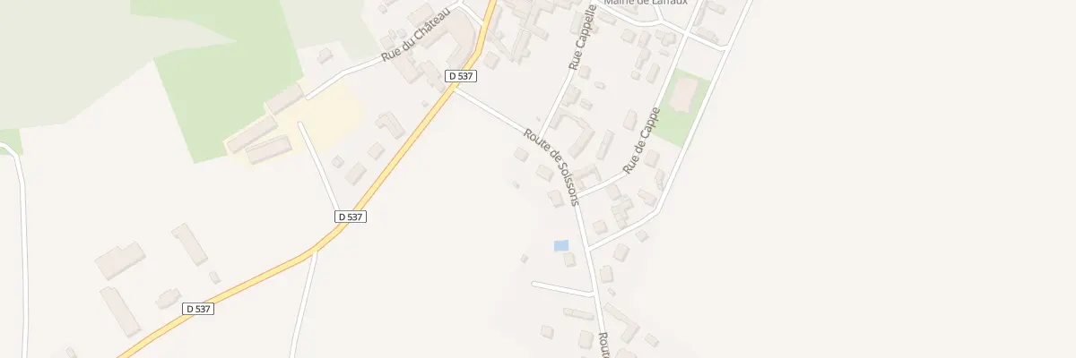 Plan du 9 Rte de Soissons à Laffaux