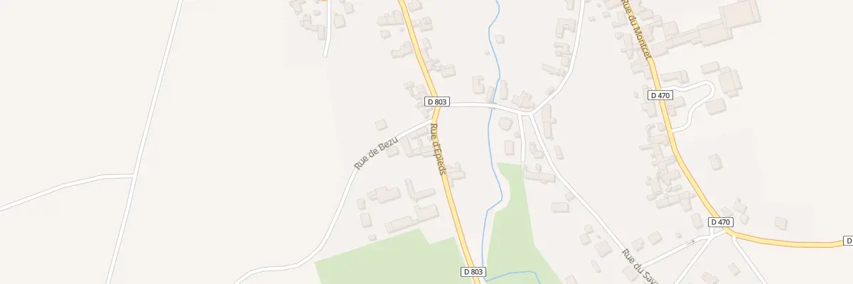 Plan du 2 Rue d’Epieds à Brécy