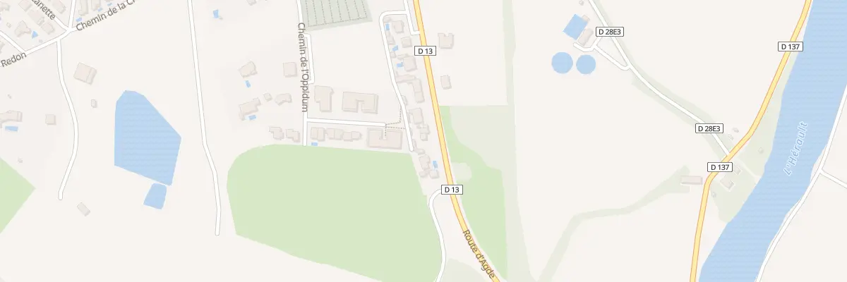 Plan du 6157 Le Chemin d’Agde à Bessan