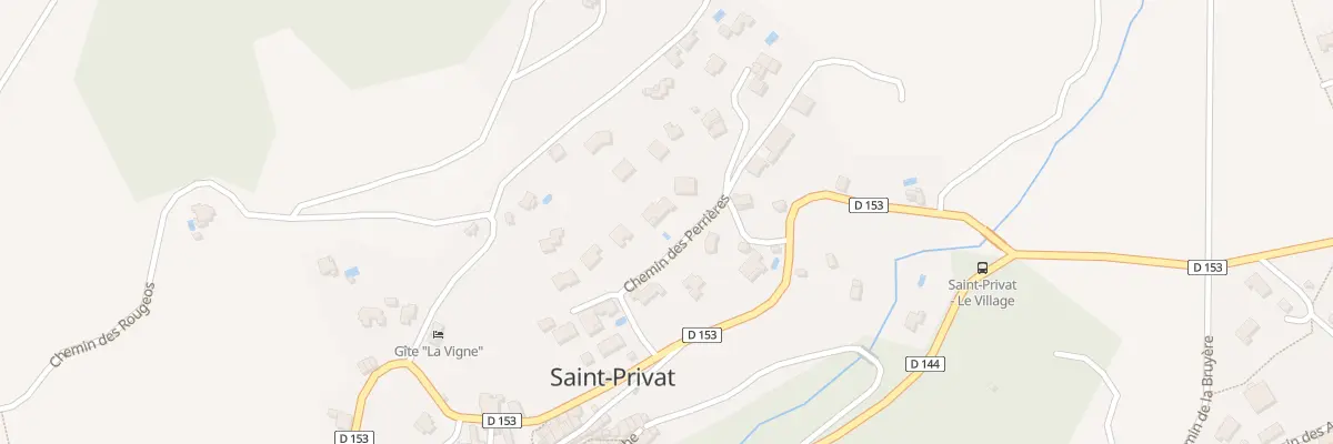 Plan du 9 Che des Perrieres à Saint-Privat