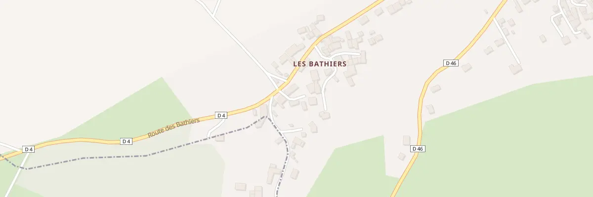 Plan du 5014 Les Bathiers à Charnat