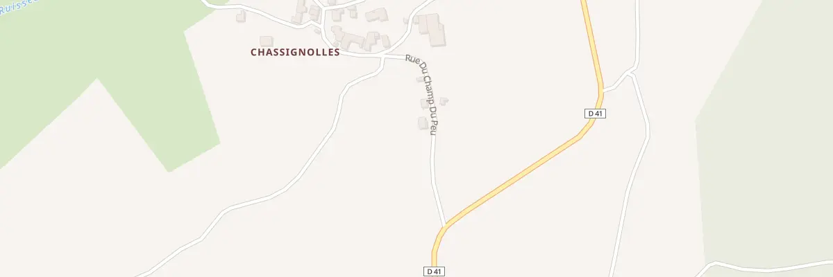 Plan du 5000 Chassignoles à Ferrussac