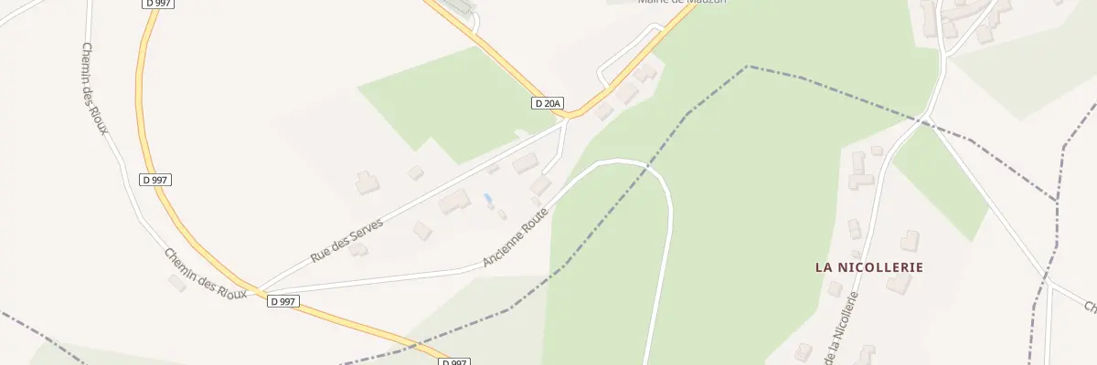 Plan du 5001 Rte de la Mairie à Mauzun