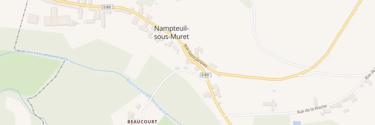Plan du 24B Rue Principale à Nampteuil-sous-Muret