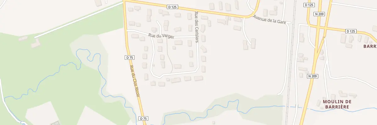 Plan du 17 Rue des Cerisiers à Créchy