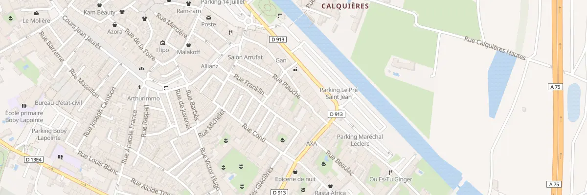 Plan du 32 Rue Plauche à Pézenas