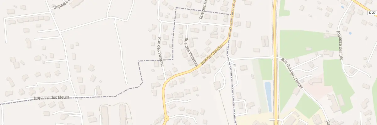 Plan du 1 Rue des Violettes à Vichy