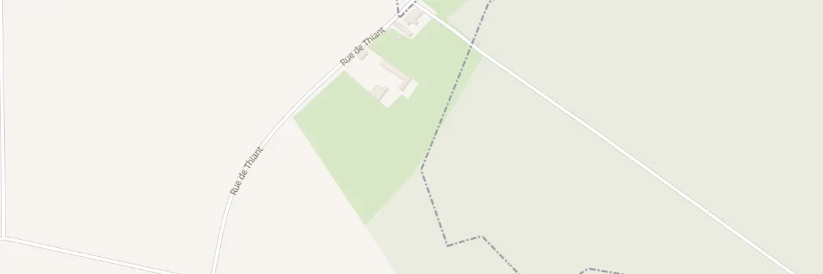 Plan du 380 Rue de Thiant à Haspres