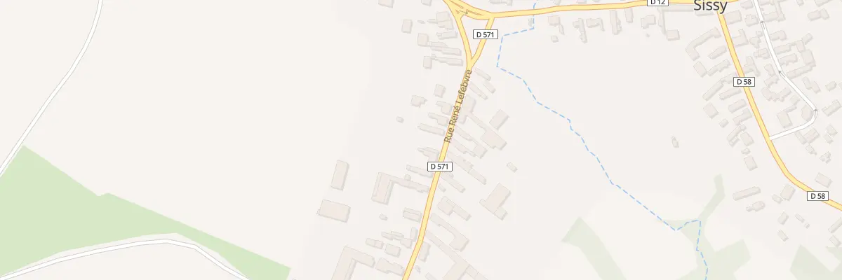 Plan du 16 Rue René Lefebvre à Sissy