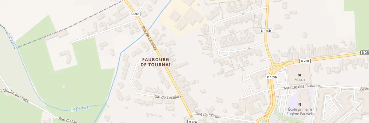 Plan du 124 Rue de Lecelles à Saint-Amand-les-Eaux