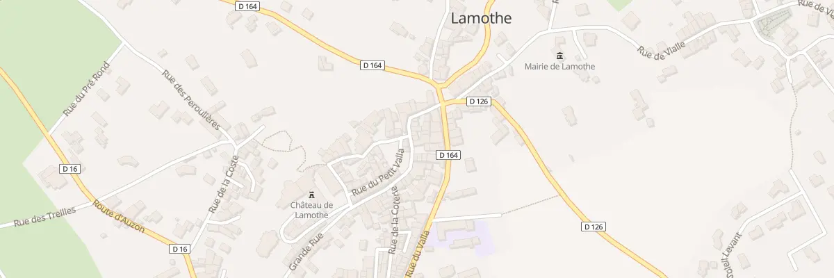 Plan du 11 Gr La Grande Rue à Lamothe