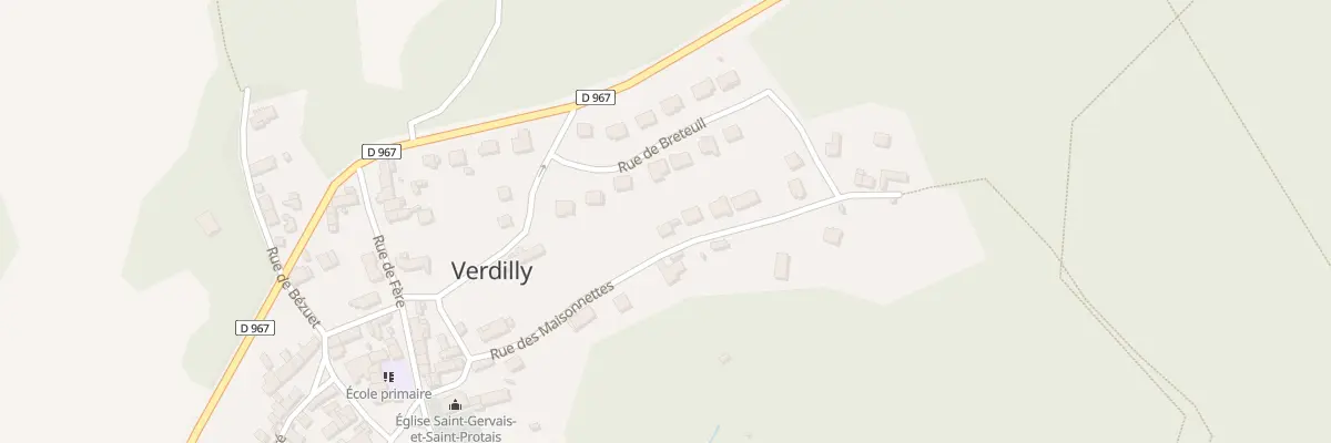 Plan du 16 Rue des Maisonnettes à Verdilly