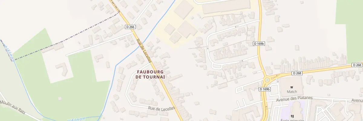 Plan du 146 Rue de Lecelles à Saint-Amand-les-Eaux