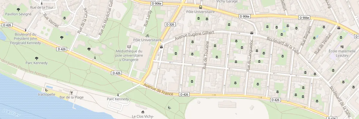 Plan du 72 Av Jean-Baptiste Bulot à Vichy