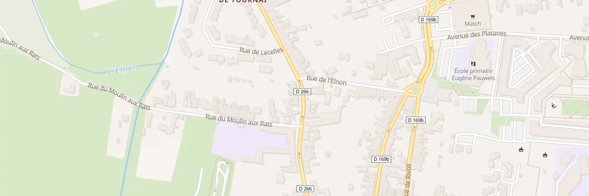 Plan du 53 Rue des Fèves à Saint-Amand-les-Eaux