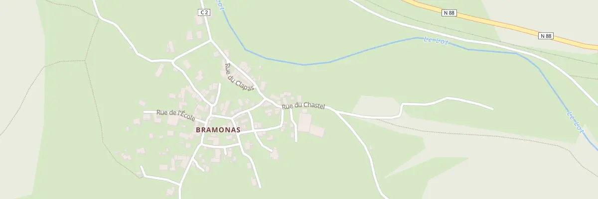 Plan du 5094 Bramonas à Balsièges