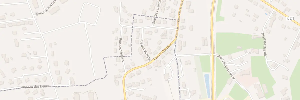 Plan du 6 Rue des Violettes à Vichy