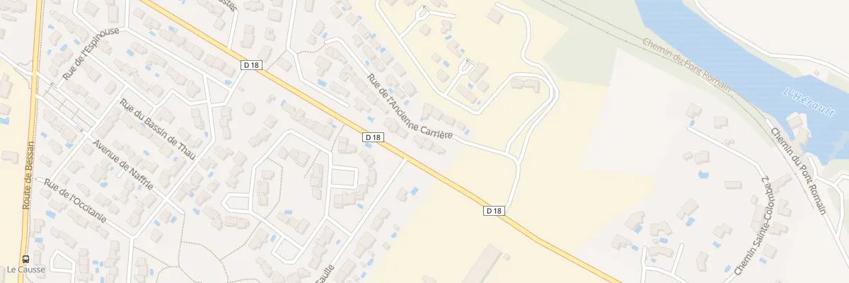 Plan du 5 Rue de l’Ancienne Carrière à Saint-Thibéry