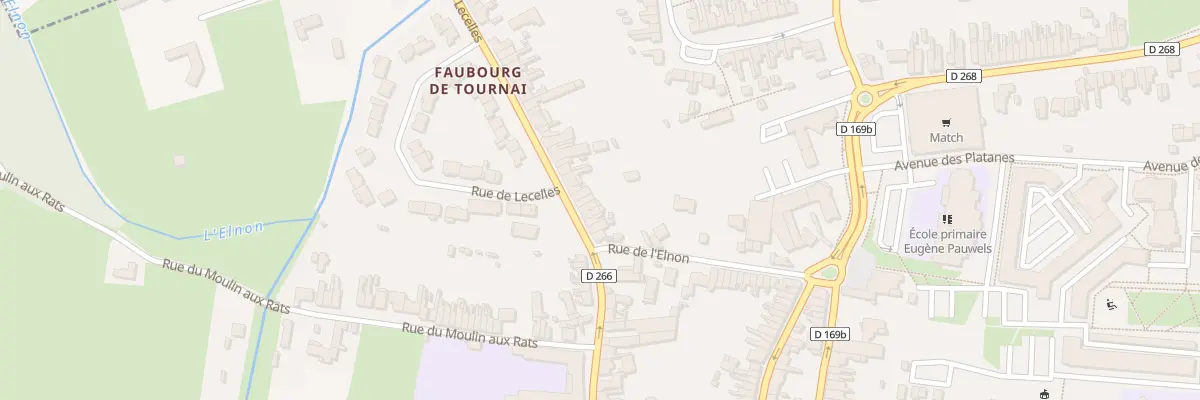 Plan du 32 Rue de Lecelles à Saint-Amand-les-Eaux