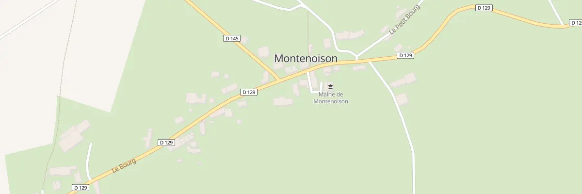 Plan du 23 Le Bourg à Montenoison