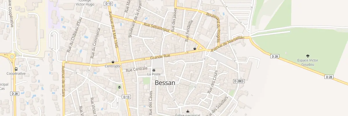 Plan du 23B Grand Rue à Bessan