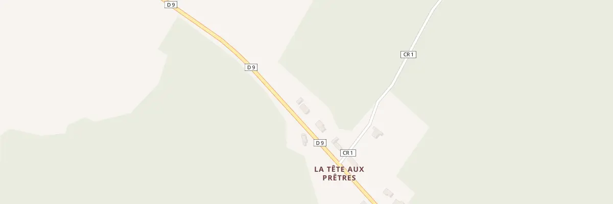 Plan du 1 La Tete aux Pretres à Trois-Vèvres