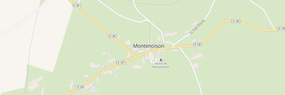 Plan du 32 Le Bourg à Montenoison