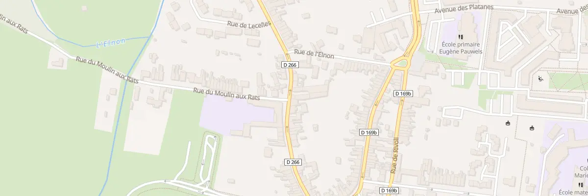 Plan du 40 Rue des Fèves à Saint-Amand-les-Eaux